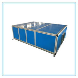 超薄吊頂風柜水冷中央空調1000風量水冷機新風凈化與空氣彈簧熱壓平板機